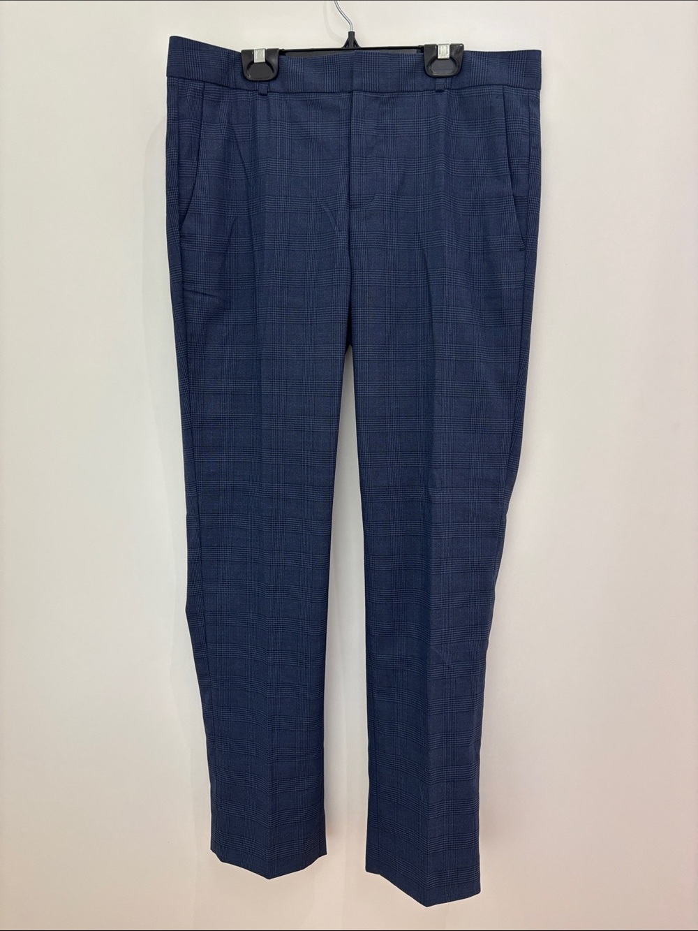 Banana Republic Navy Plaid Women's Dress Pants